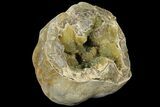 Yellow Crystal Filled Septarian Geode - Utah #97241-1